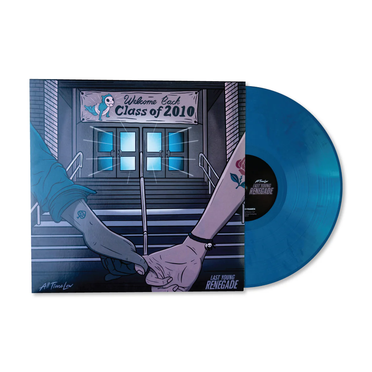 All Time Low - 'Last Young Renegade' Limited Edition Blue Vinyl LP & Graphic Novel - Image 3