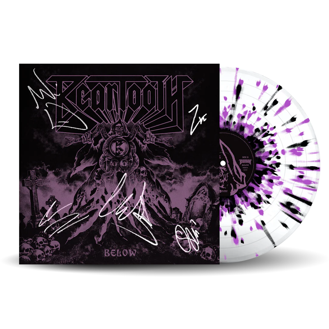 Beartooth - 'Below' Signed Vinyl LP (Purple & Black Splatter)