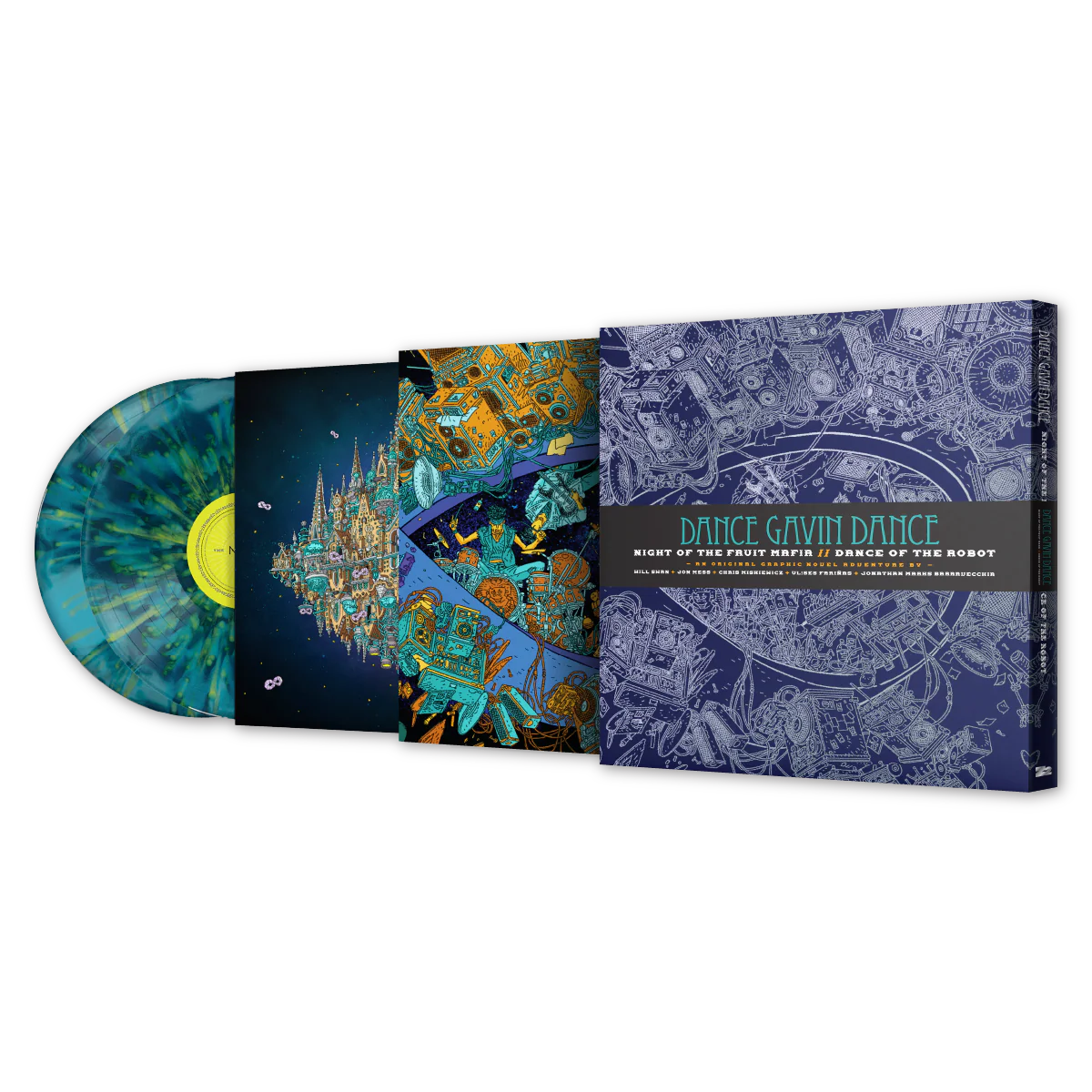 Dance Gavin Dance: Night of the Fruit Mafia // Dance of the Robot - Graphic Novel (Deluxe Vinyl Edition)