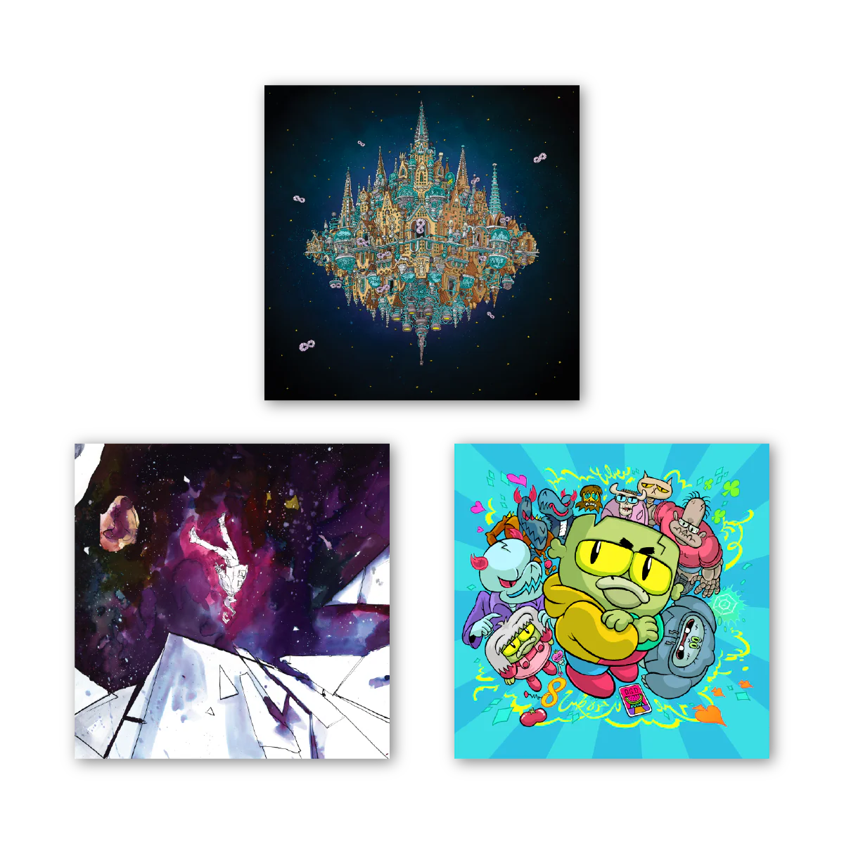 Dance Gavin Dance: Night of the Fruit Mafia // Dance of the Robot - Graphic Novel (Deluxe Vinyl Edition) - Image 3