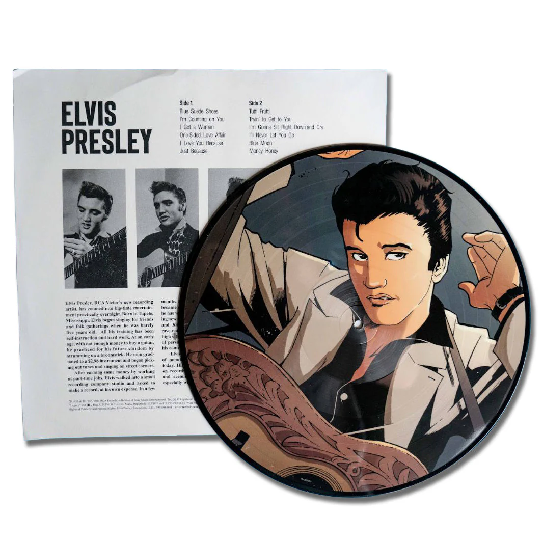 Elvis Presley (1956 Self-Titled Album) Limited Edition Picture Disc LP & Book - Image 3