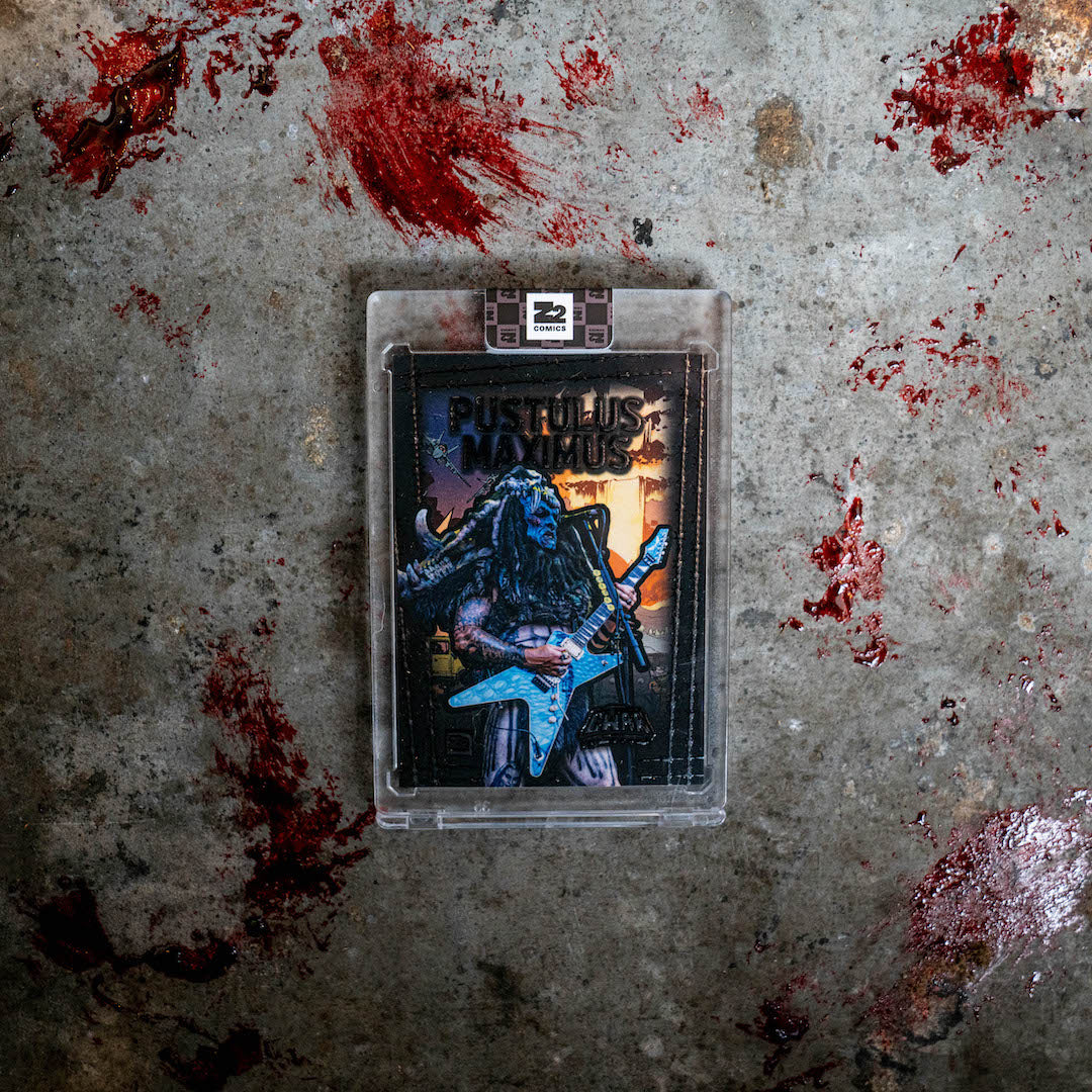 GWAR: Trading Card - PUSTULUS MAXIMUS - #'d to 99 - Image 2
