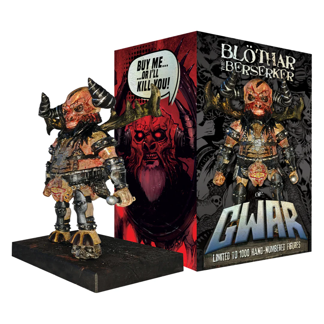 GWAR: 'The New Dark Ages' Limited Edition LP + Blothar Bobblehead - Image 4