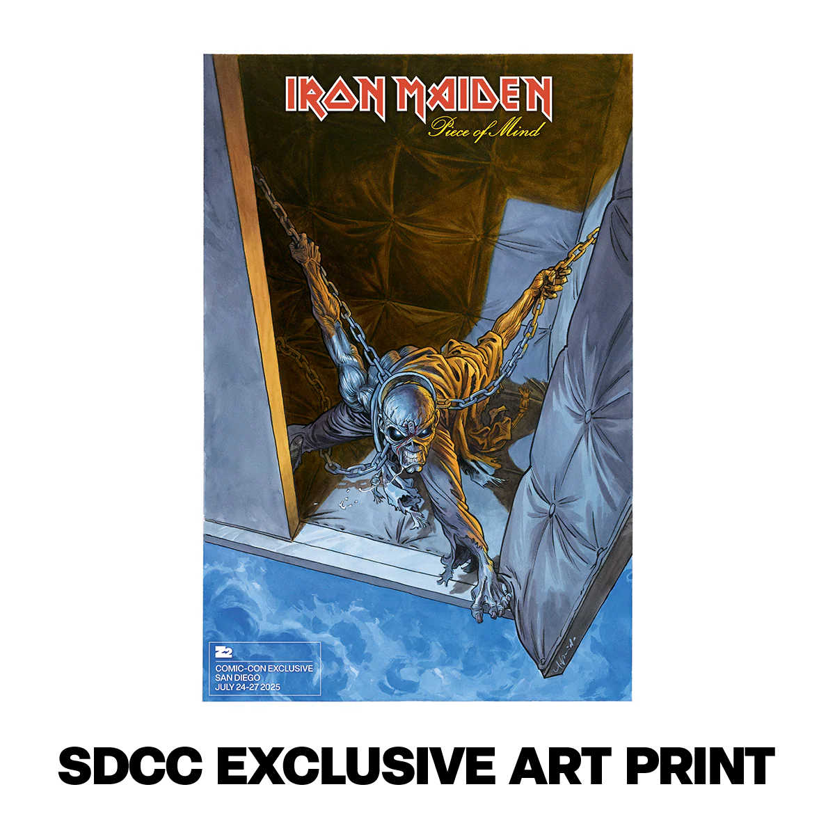 Iron Maiden: Piece Of Mind Limited Edition Art Print (SDCC 2025 Exclusive)