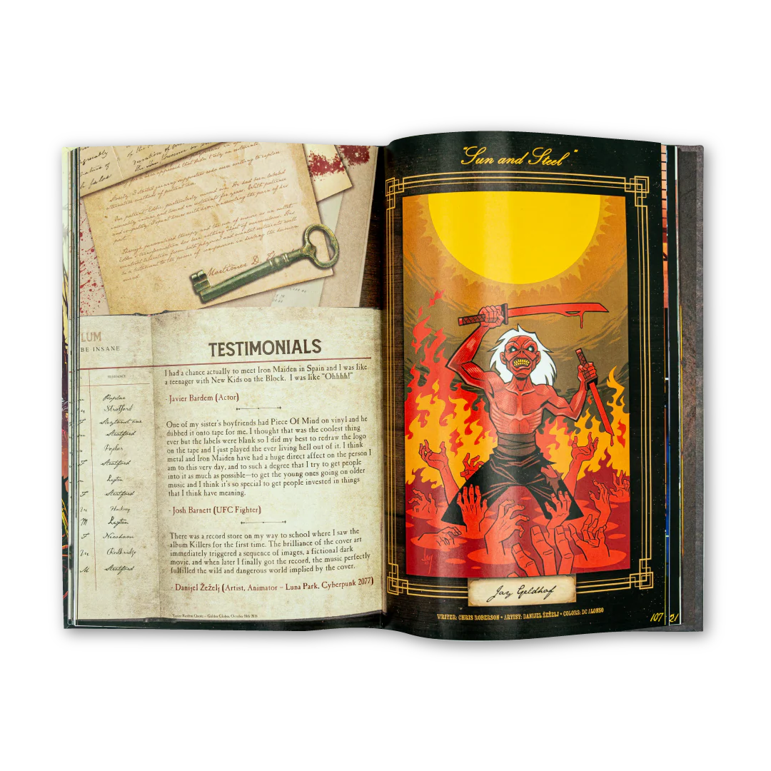 Iron Maiden: Piece Of Mind - "The Trooper" Edition Hardcover (Limited to 200) - Image 3