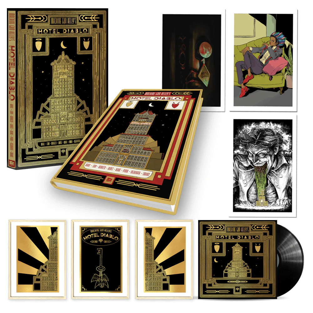 Machine Gun Kelly's Hotel Diablo Graphic Novel - SIGNED Super Deluxe Bundle