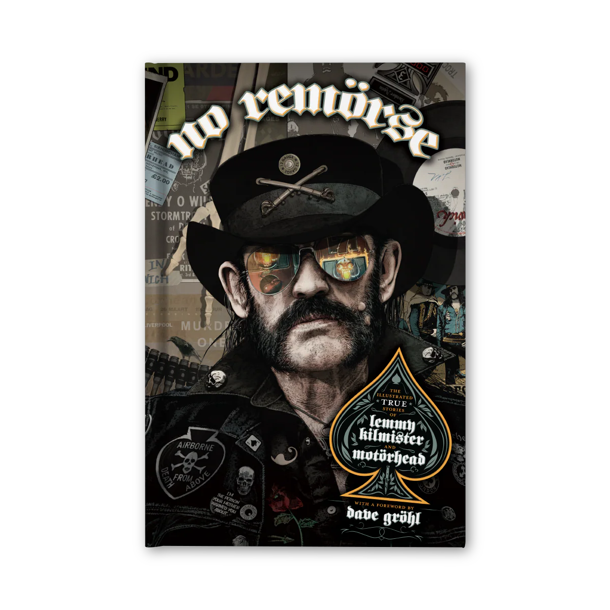 NO REMORSE: THE ILLUSTRATED TRUE STORIES OF LEMMY KILMISTER AND MOTĂRHEAD - STANDARD HARDCOVER