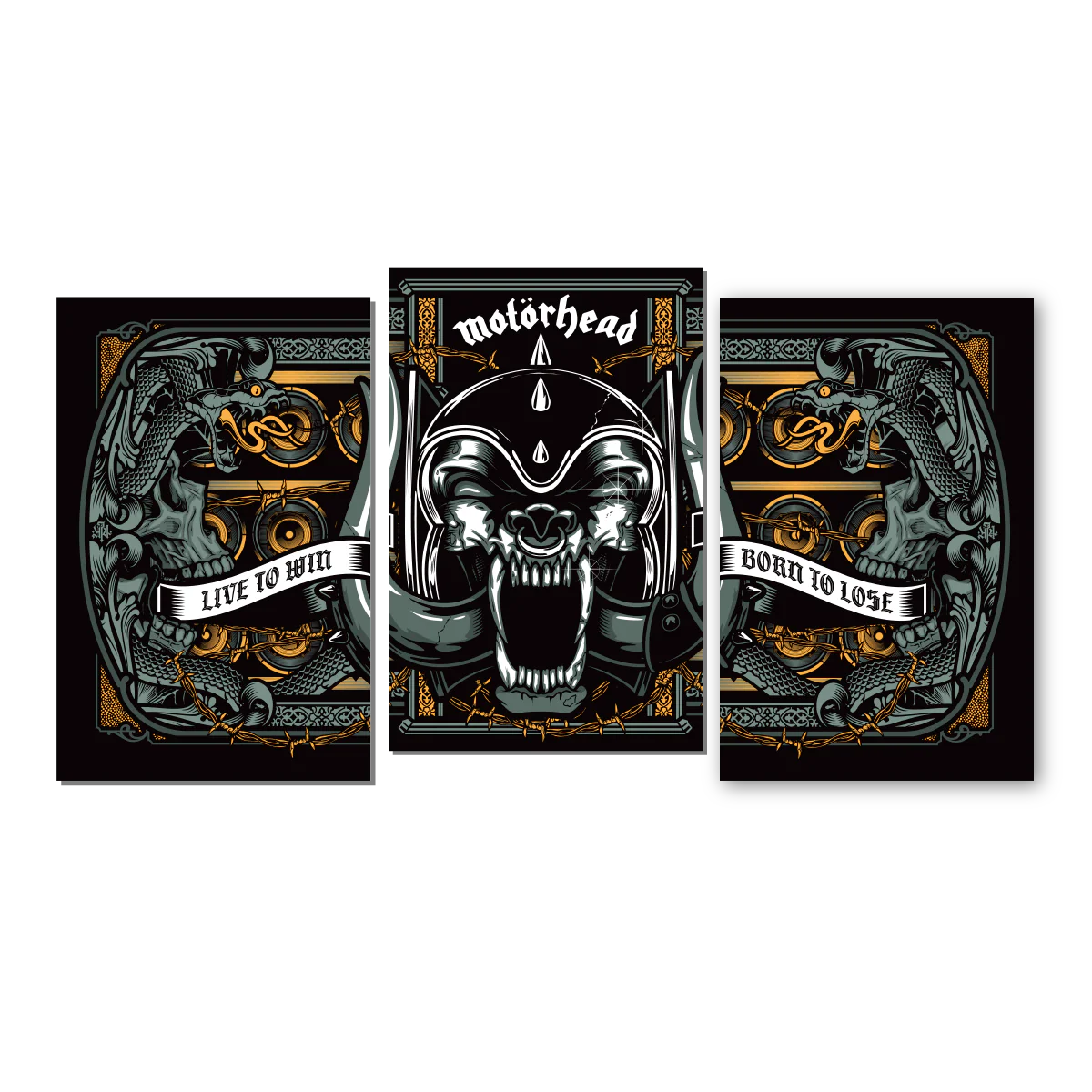 NO REMORSE: THE ILLUSTRATED TRUE STORIES OF LEMMY KILMISTER AND MOTĂRHEAD - DELUXE + VINYL 2-LP EDITION - Image 6