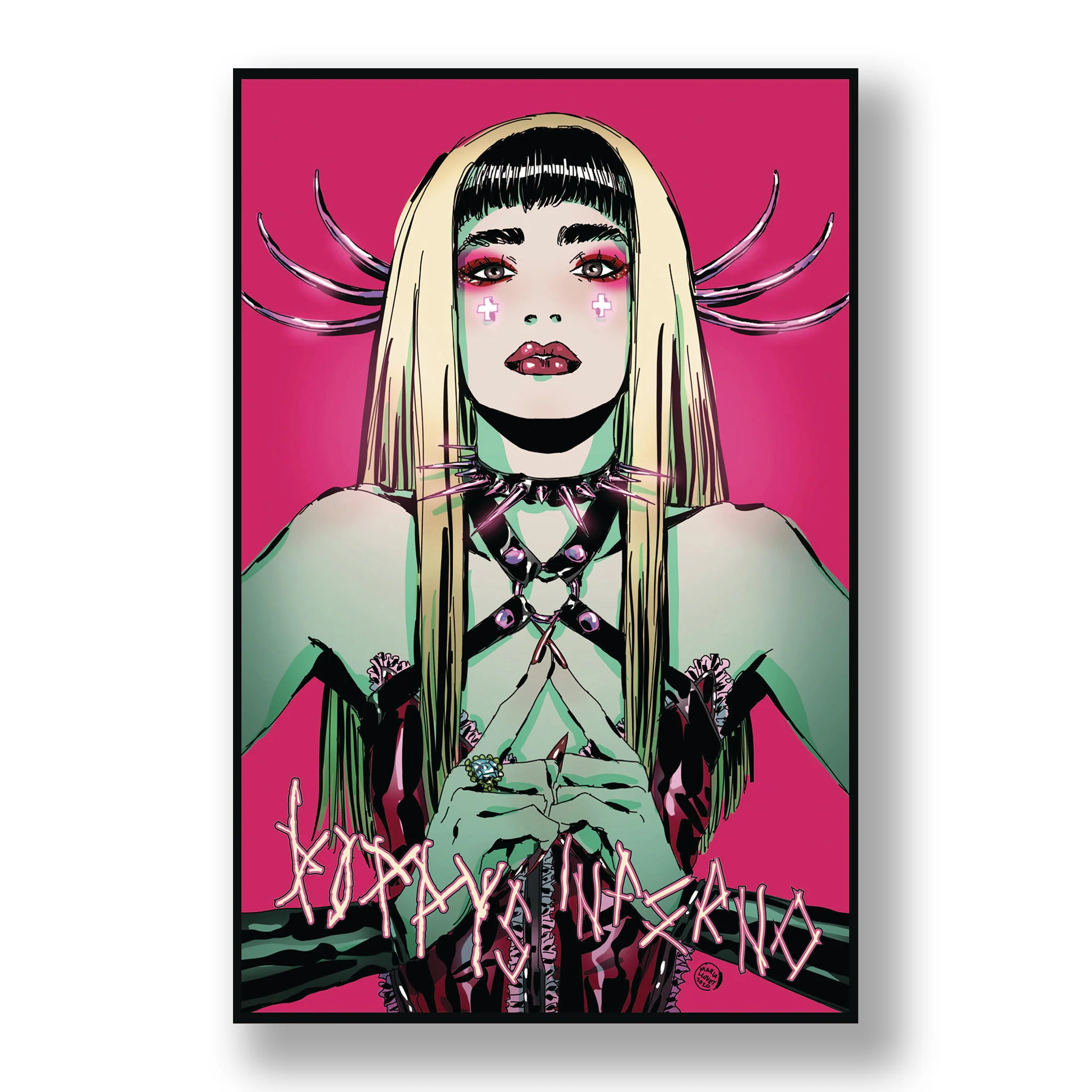 Poppy 'Music To Scream To' and Poppy's Inferno - PINK Hardcover Book - Image 2