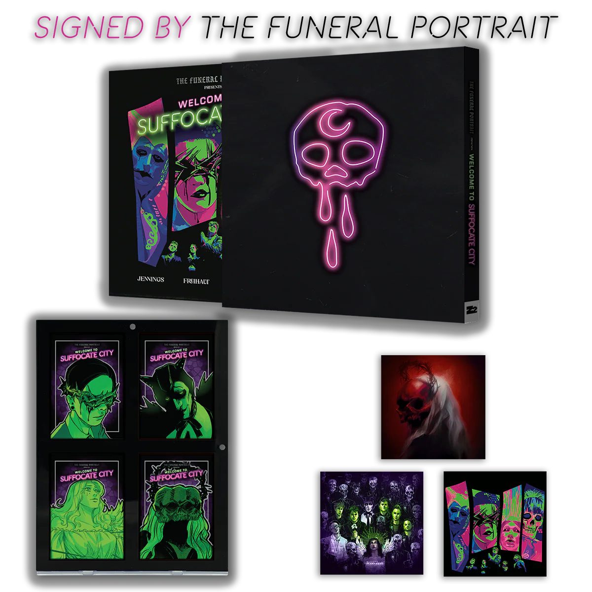 The Funeral Portrait: Welcome To Suffocate City - SIGNED Graphic Novel (Platinum Limited Edition)